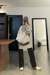 BORIS BIDJAN SABERI Light Grey Cashmere Hat KNHAT2 FPI30001